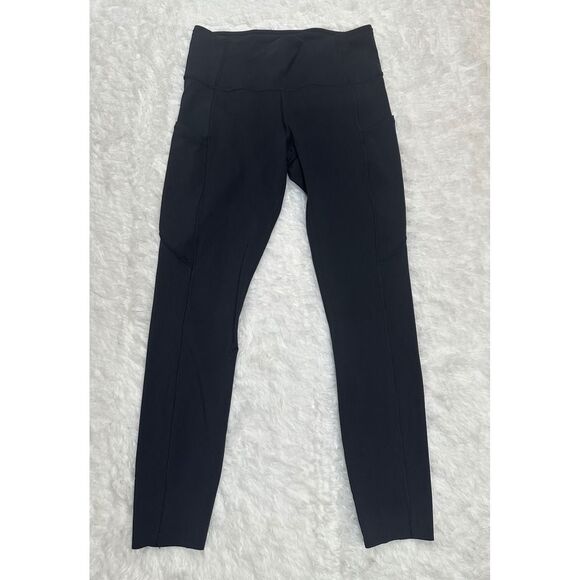 Lululemon Athletica Women's Black High-Waisted Leggings Size 6 - Picture 1 of 3